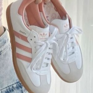 Adidas Samba Branco/Rosa
