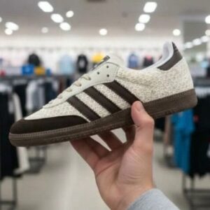 Adidas Samba Croché Ecru/Castanho
